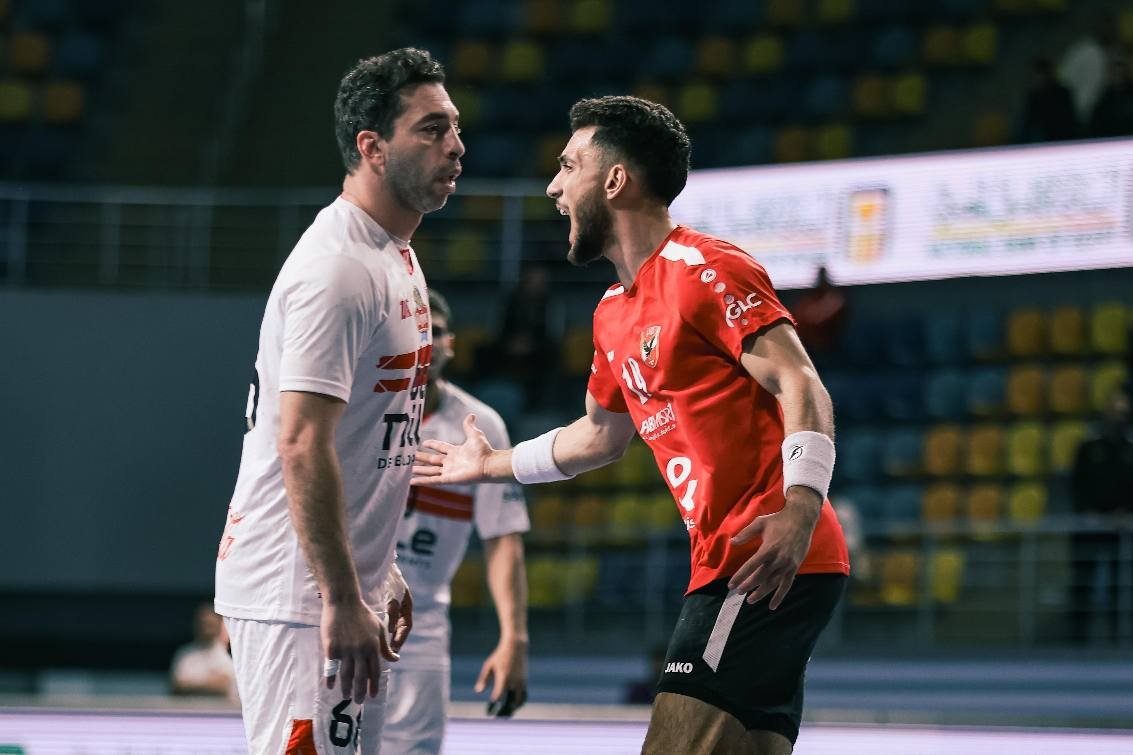 مباراة الأهلي والزمالك في نصف نهائى السوبر الإفريقى لكرة اليد.. مواجهة نارية