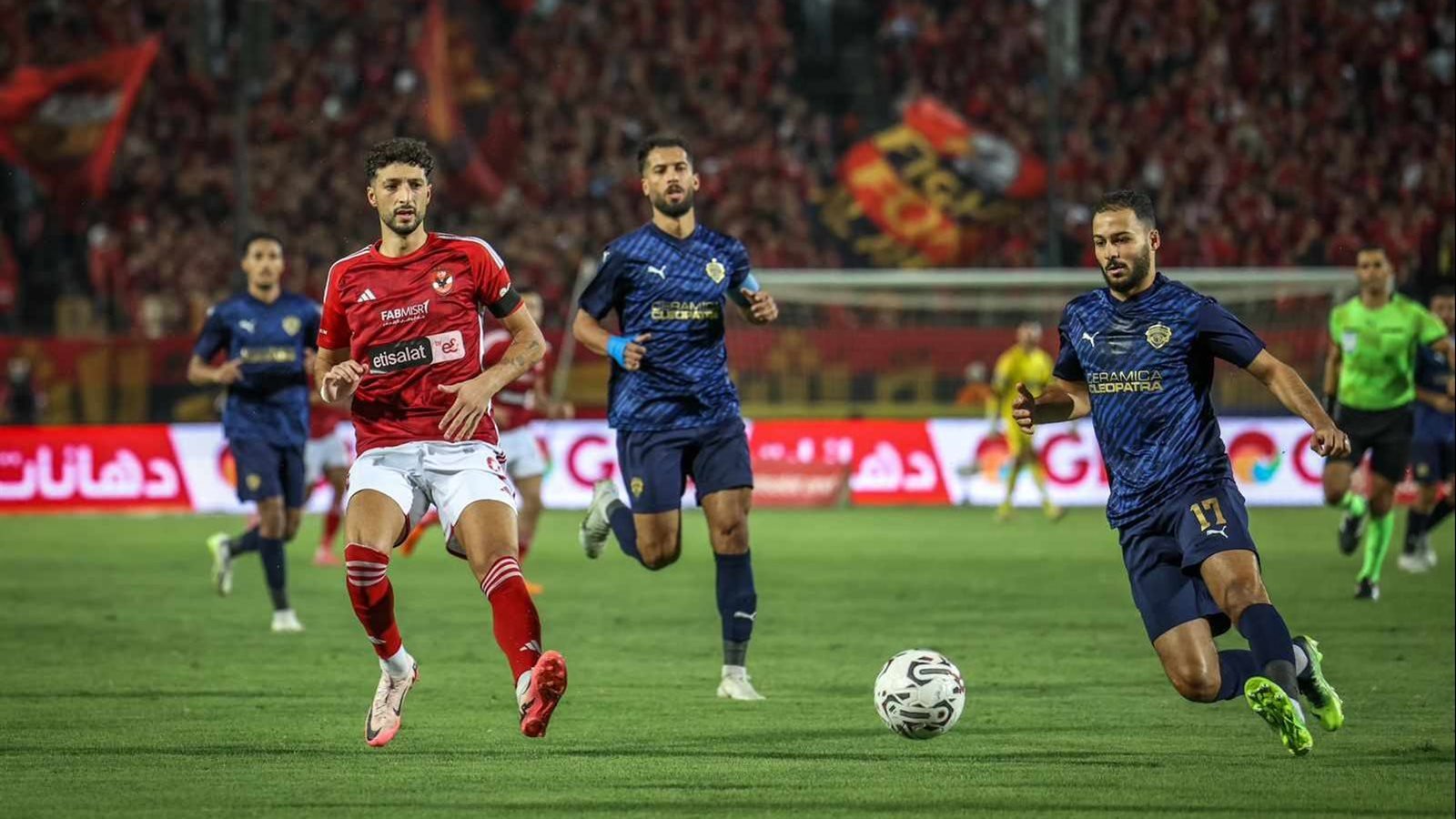 أهداف مباراة الأهلي وسيراميكا كليوباترا في دوري نايل